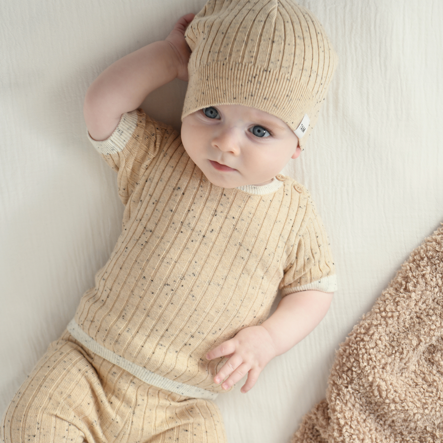 Oat Short Sleeve Top