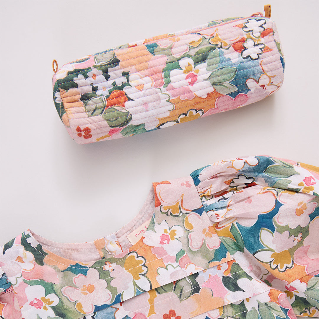 Pencil Case - Watercolor Floral