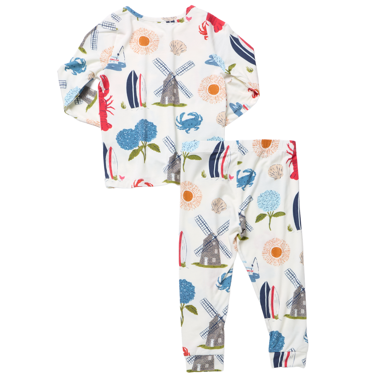 Kids Bamboo PJ Set - Hamptons