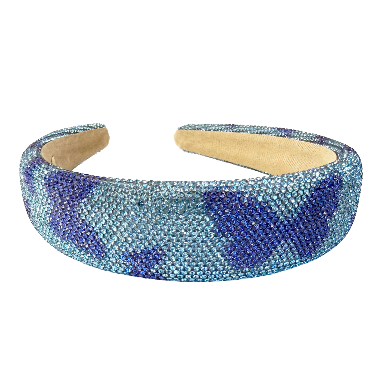 Crystalized Butterfly Headband - Blue
