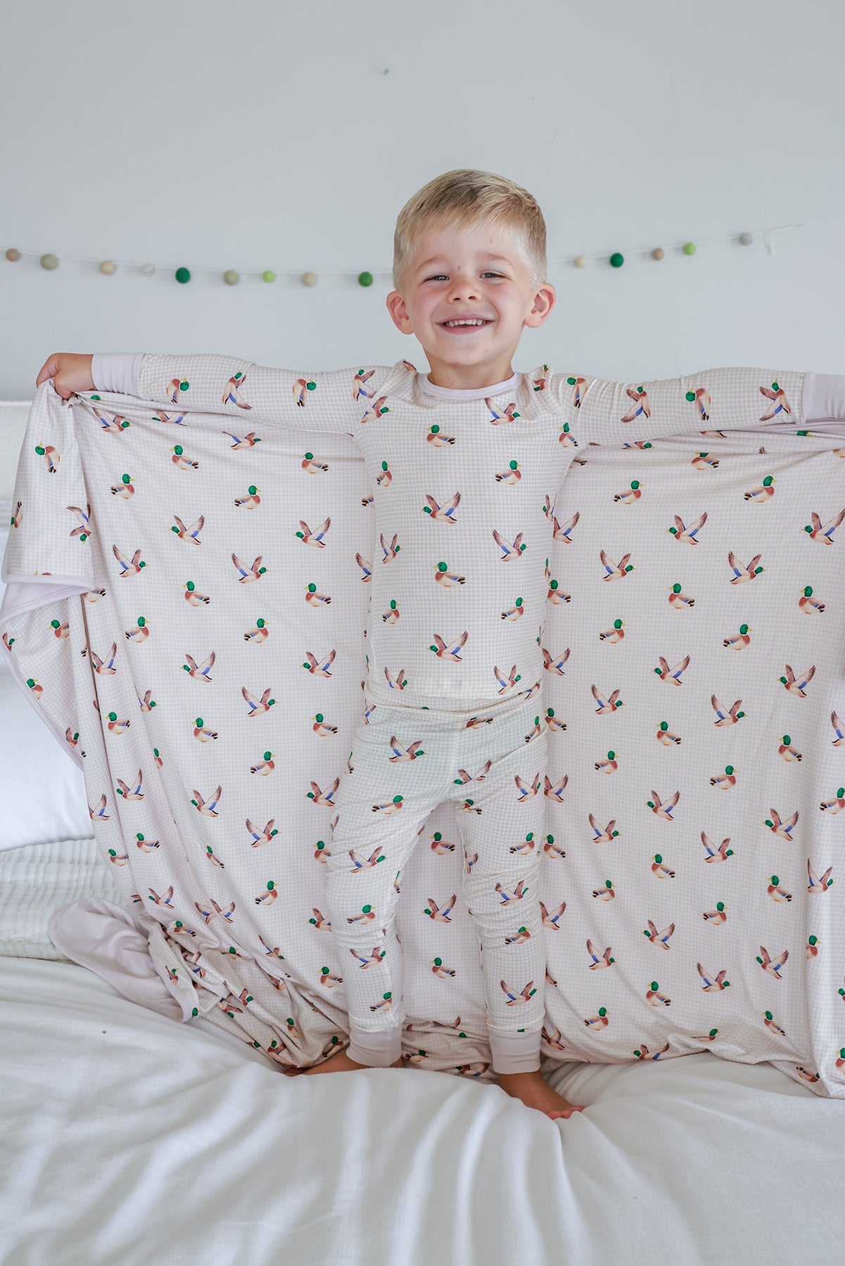 Double Sided Bamboo Blanket | Little Mallard
