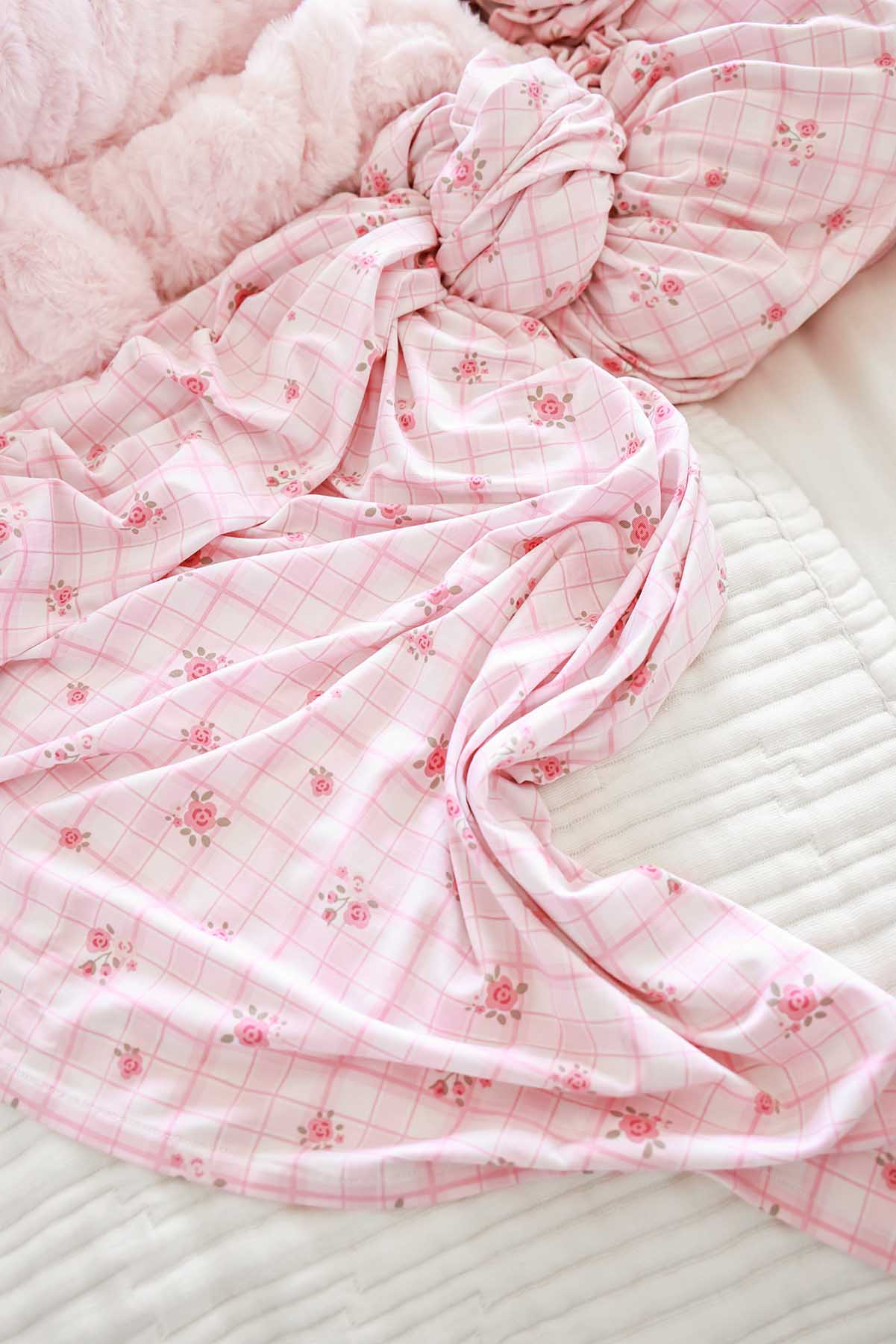 Oversized Swaddle Blanket | Primrose Plaid