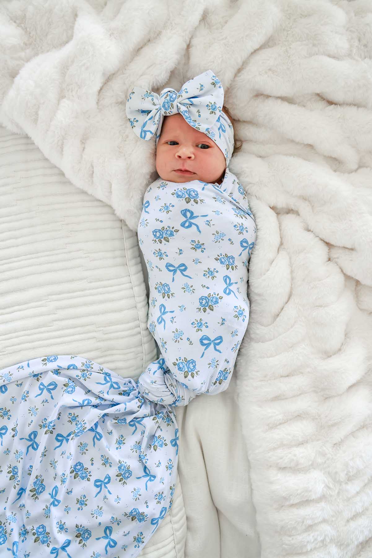 Oversized Swaddle | Tied In Blooms
