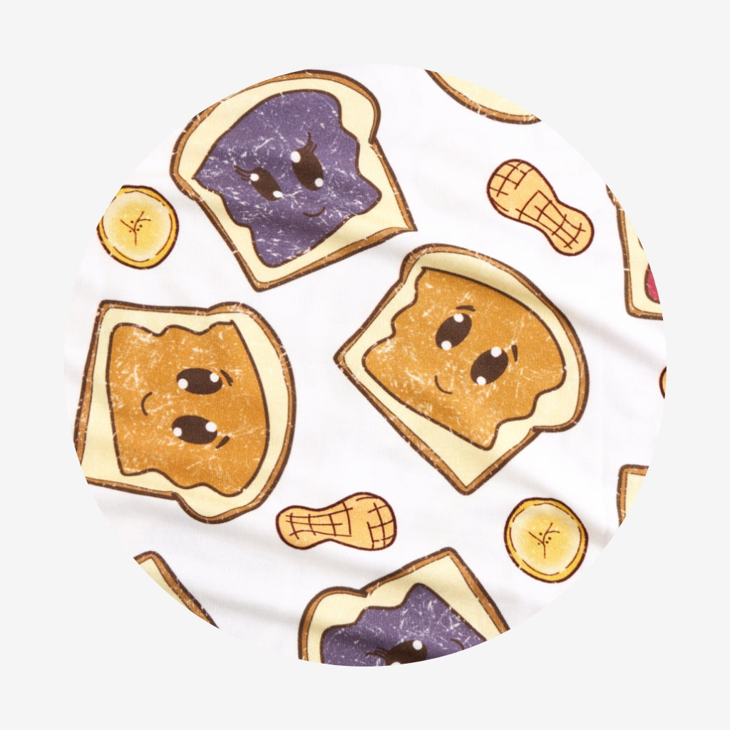 Peanut Butter Jelly Time Minky Luxette Patoo® Blanket