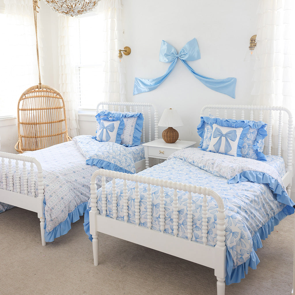 Edda Ruffled Square Throw Pillow Cover