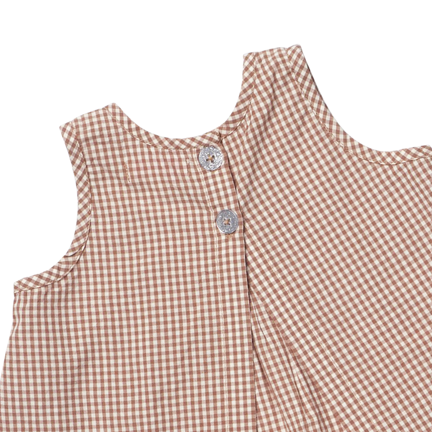Baby Girls Jaipur 2-Piece Set - Cocoa Gingham