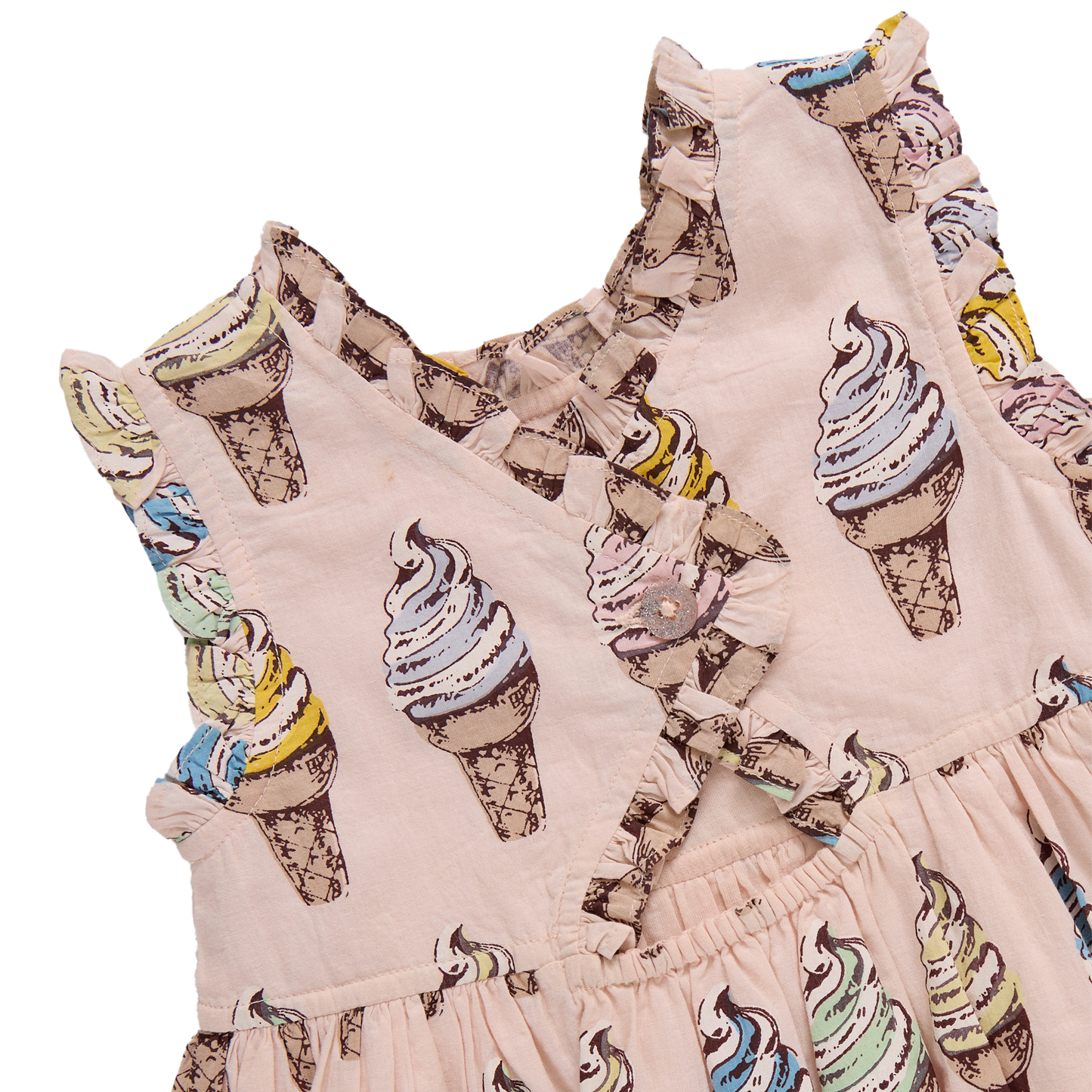 Girls Alyssa Dress - Pink Soft Serve