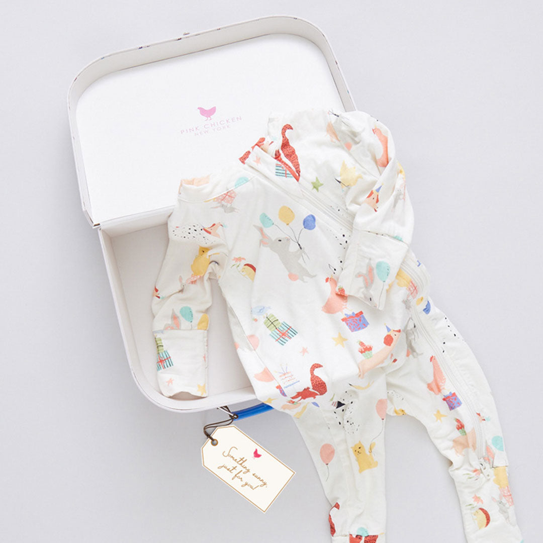 Gift Suitcase - Multi Chickens