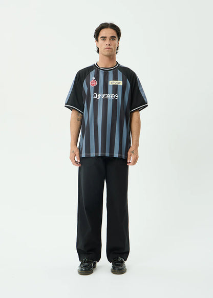 AFENDS Mens Holloway - Raglan Jersey - Black