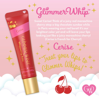Glimmer Whip - Whipped Lip Balm: Cotton Candy