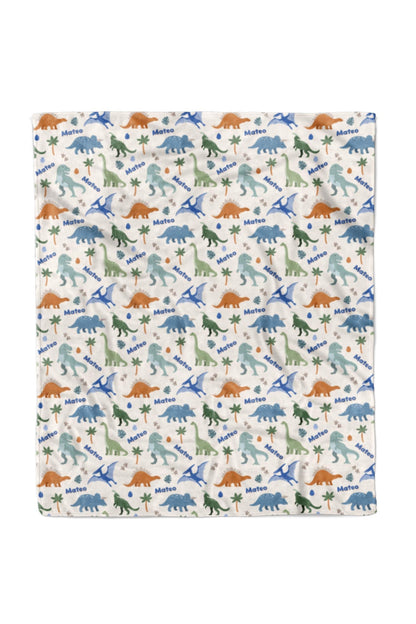 Personalized Kids Blanket | Little Fossil Neutral