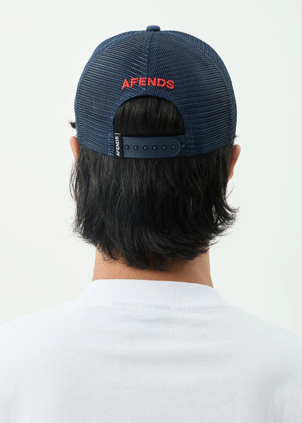 AFENDS Mens Flower Power - Five Panel Cap - Deep Sea
