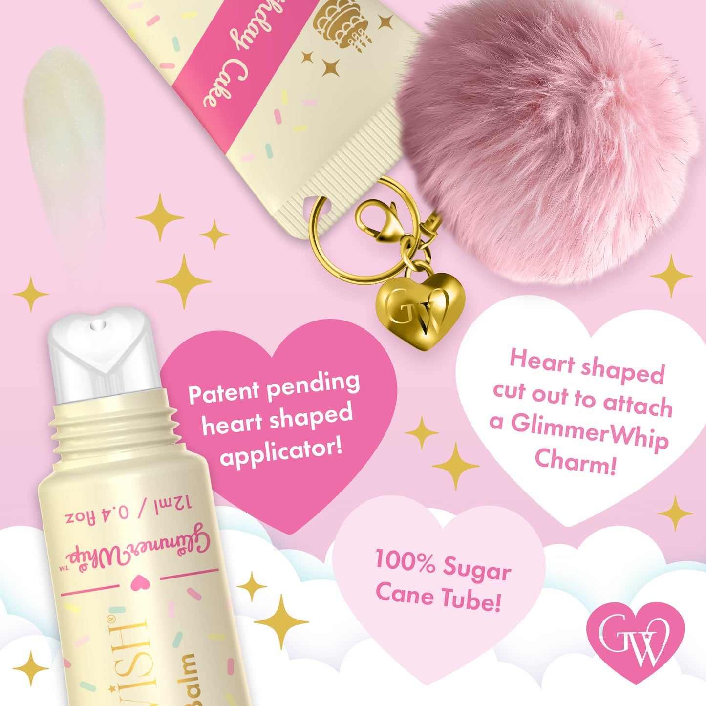 Glimmer Whip - Whipped Lip Balm: Cotton Candy