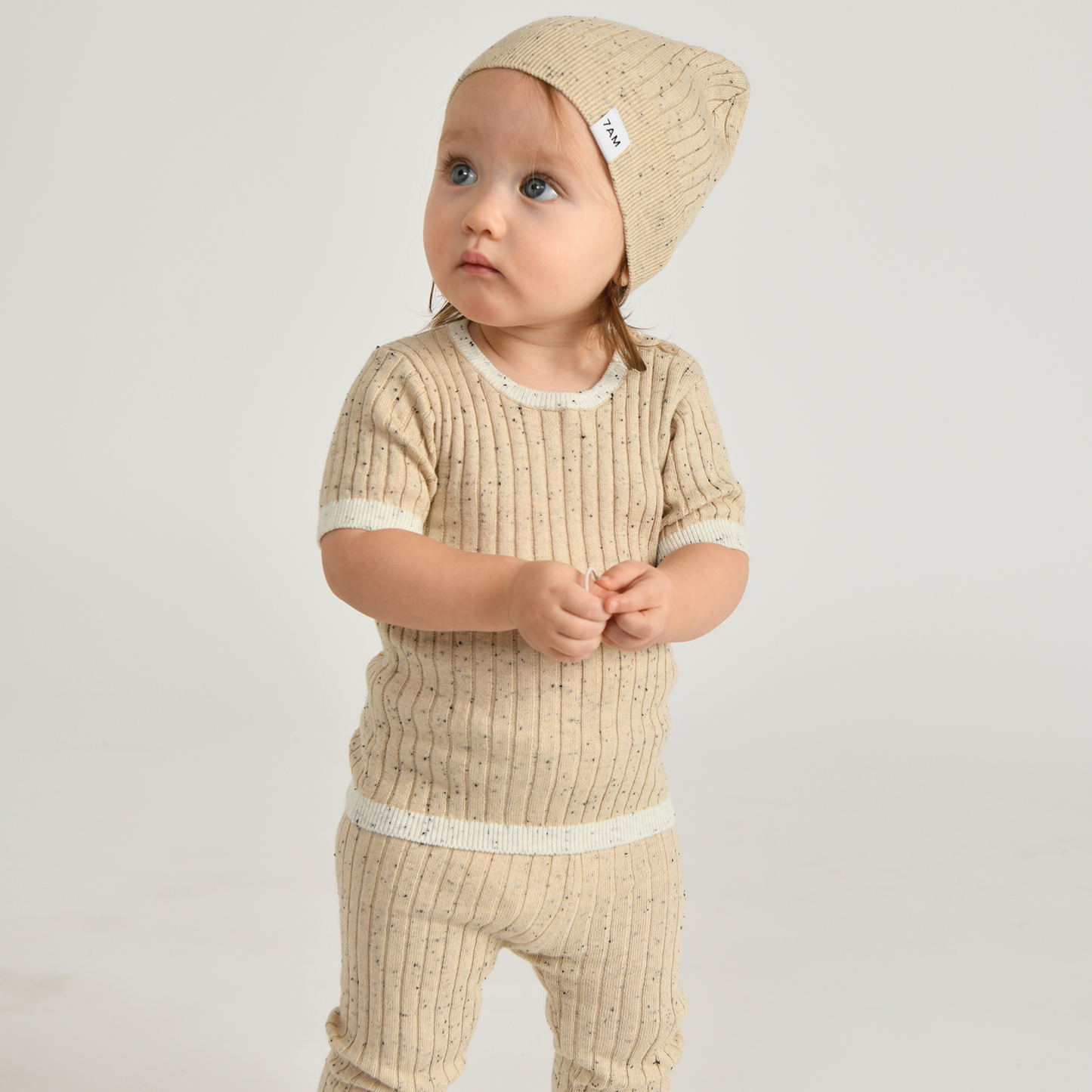 Oat Short Sleeve Top