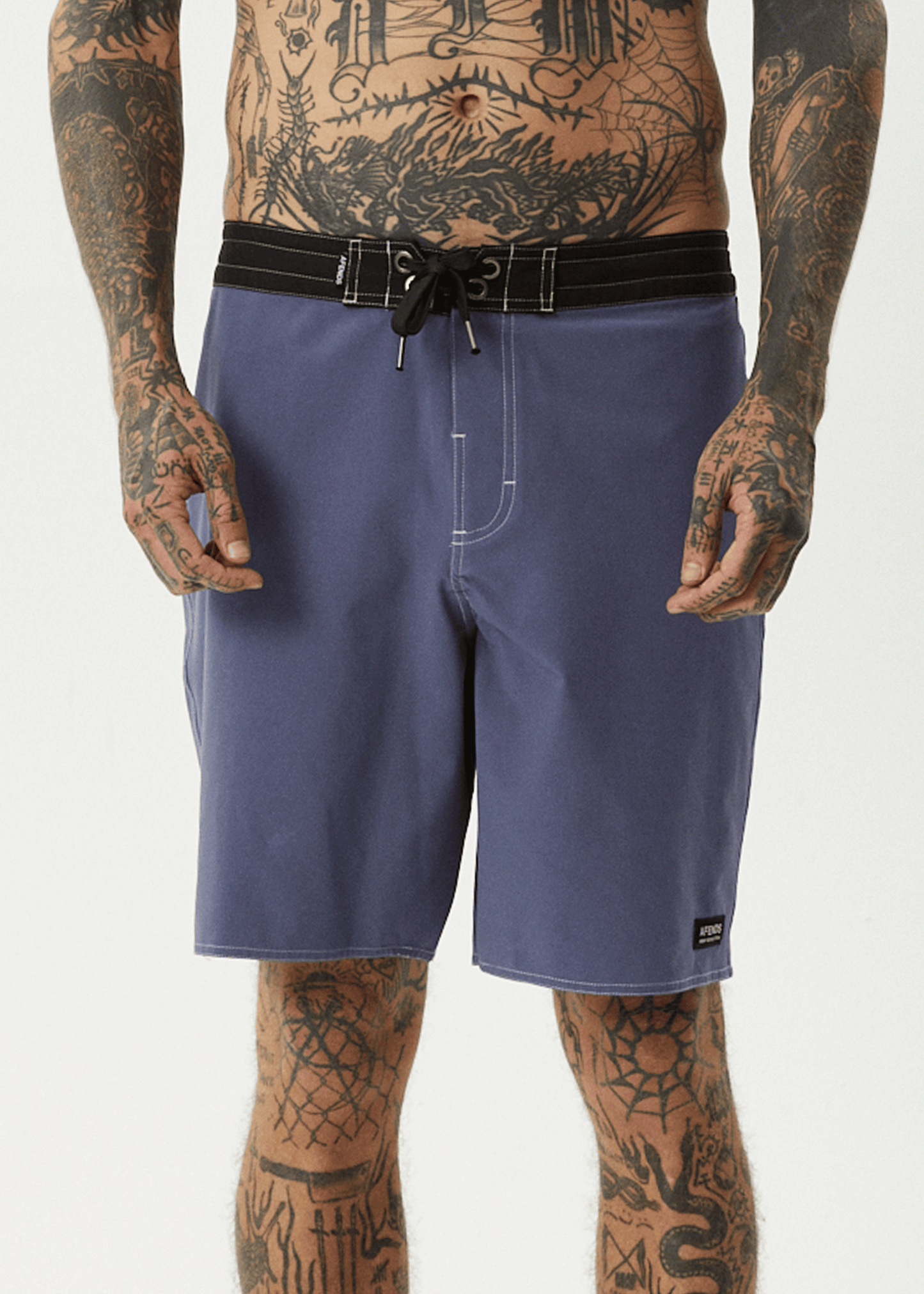 AFENDS Mens Surf Related - Fixed Waist Boardshort 20" - Marlin