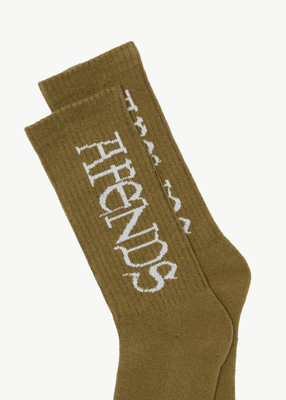 AFENDS Mens Seeing Double - Socks Two Pack - Multi