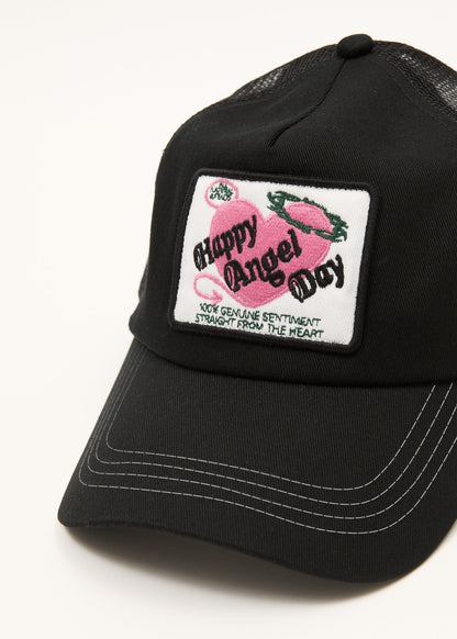 AFENDS Mens Genuine Sentiment - Trucker Cap - Black