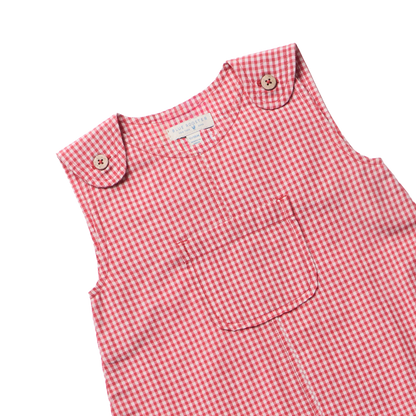 Baby Boys Noah Jumper - Red Gingham