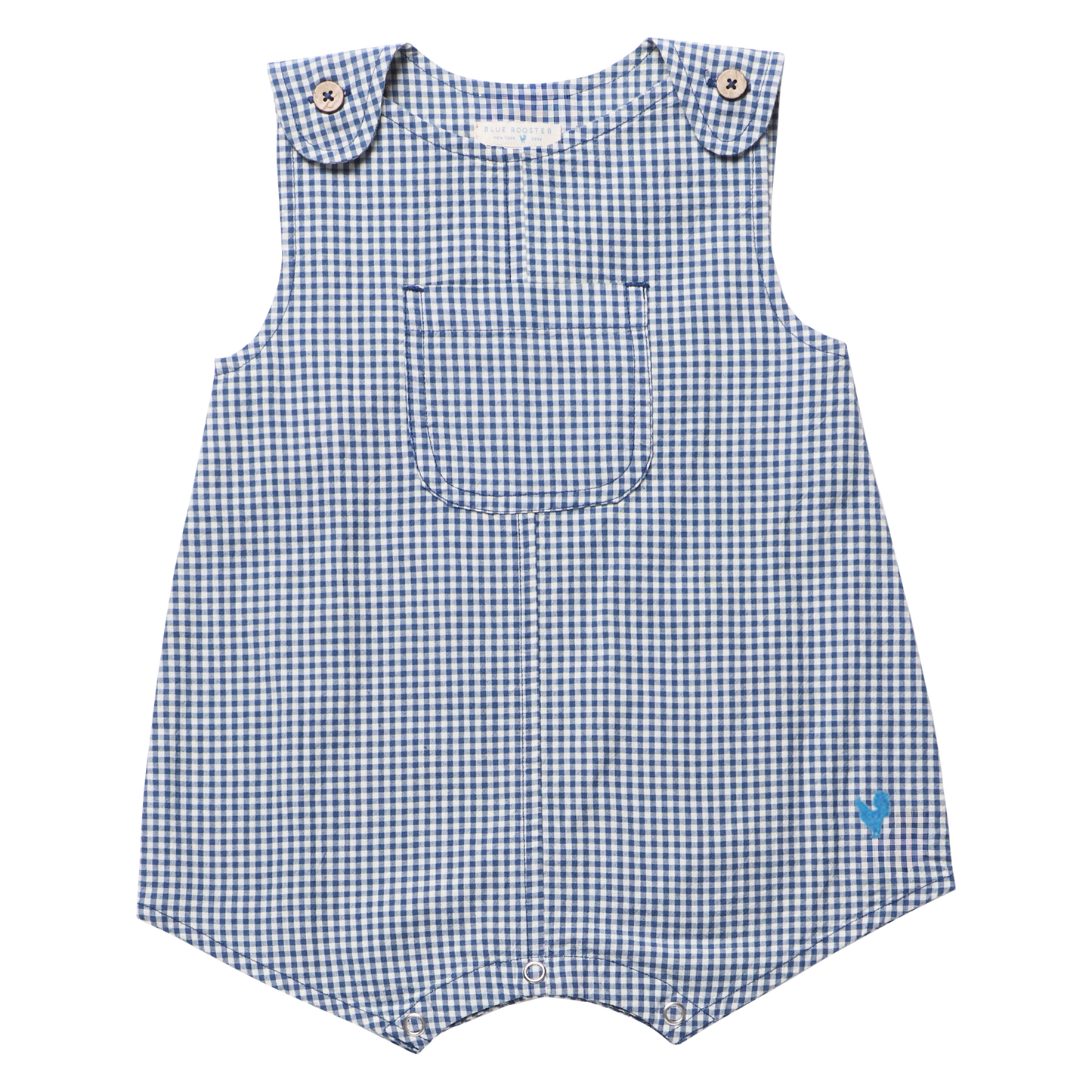 Baby Boys Noah Jumper - Navy Gingham