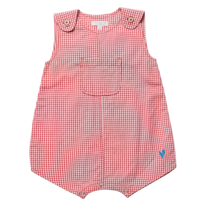 Baby Boys Noah Jumper - Red Gingham