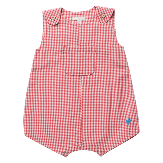 Baby Boys Noah Jumper - Red Gingham