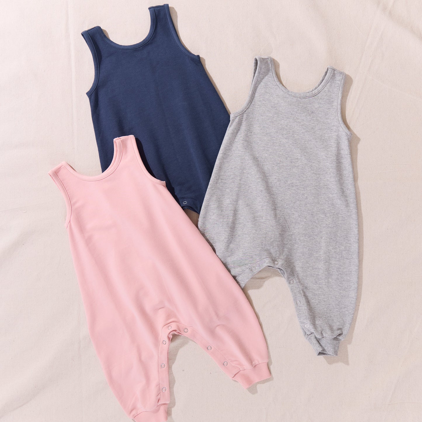 Baby Jump Rope Jumper - Heather Grey
