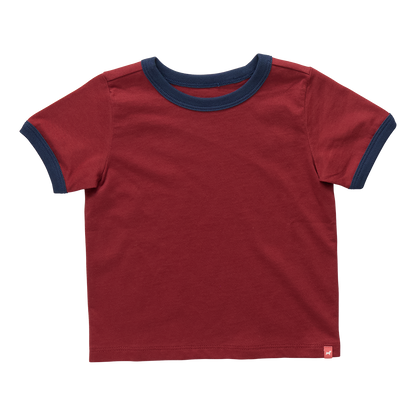 Adventure Ringer T-Shirt - Dark Red