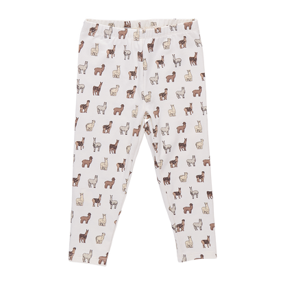 Cartwheel Legging - Llamas and Alpacas