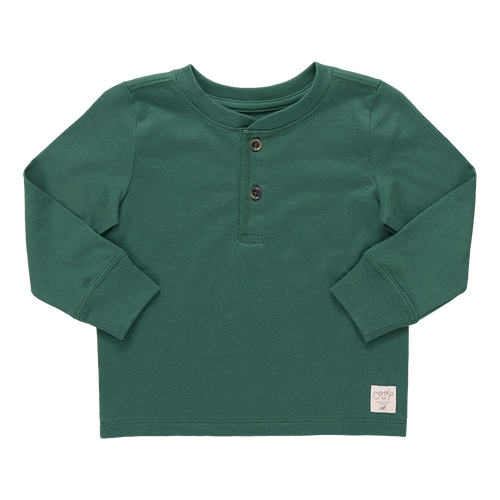 Scout Long Sleeve Henley - Pine