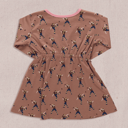 Playground Long Sleeve Dress - Football Player