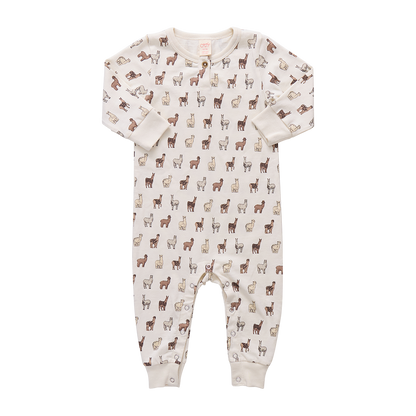 Baby Park Romper - llamas and Alpacas
