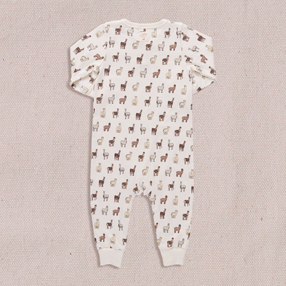Baby Park Romper - llamas and Alpacas
