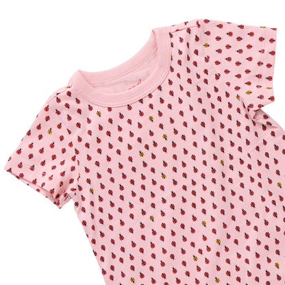 Baby Adventure Romper - Mini Ladybugs