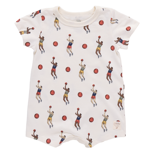 Baby Adventure Romper - Basketball