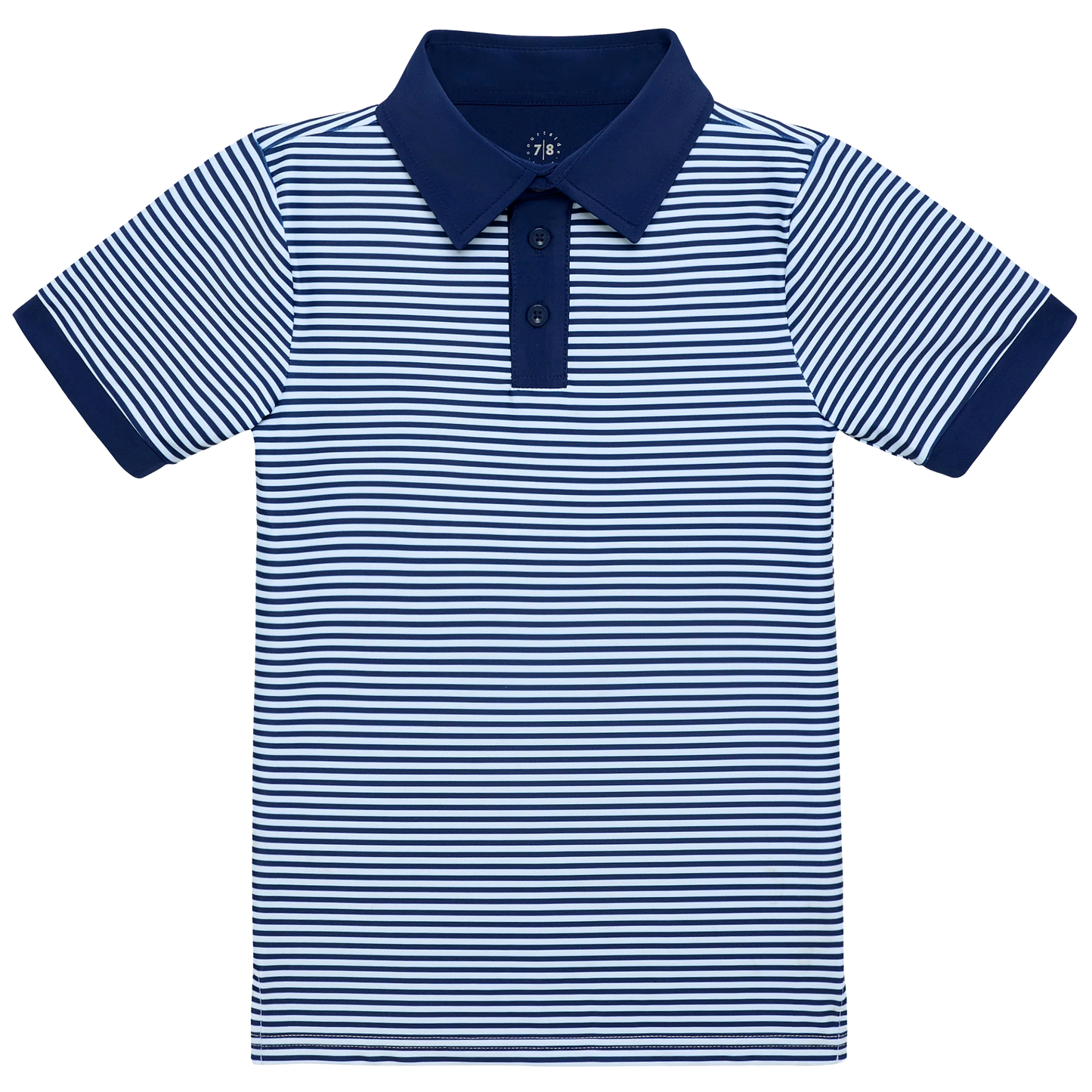 Polo Shirt - Navy Stripe