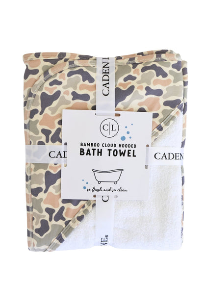 Kids Embroidered Bamboo Hooded Towels