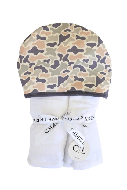 Kids Embroidered Bamboo Hooded Towels