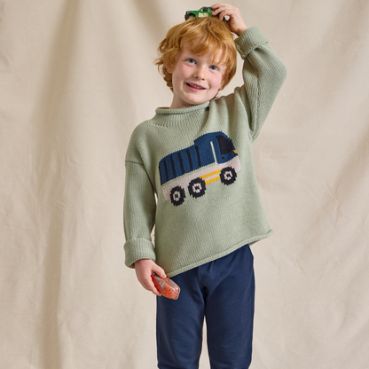 Classic Sweater - Dump Trucks