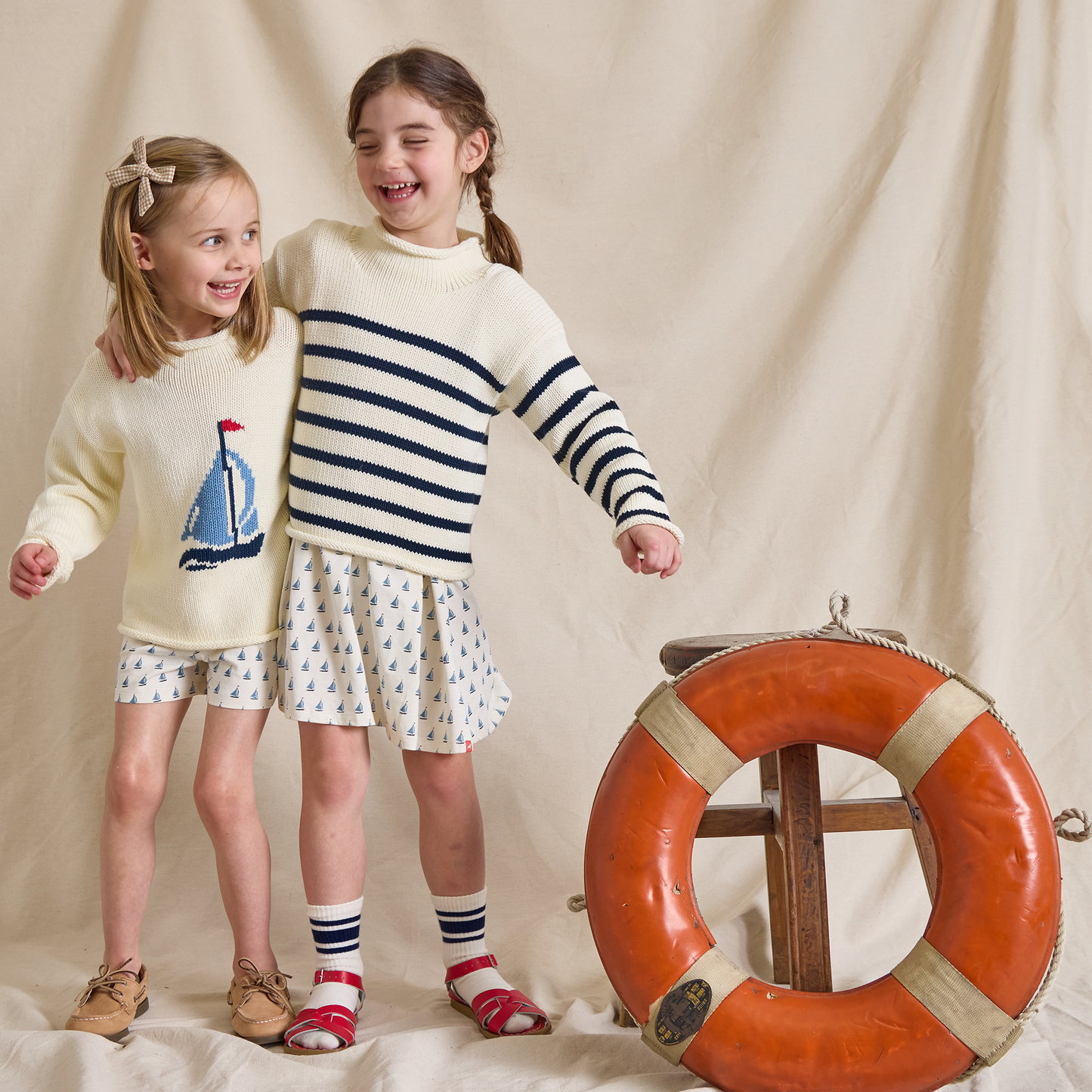 Classic Sweater - Sailboats