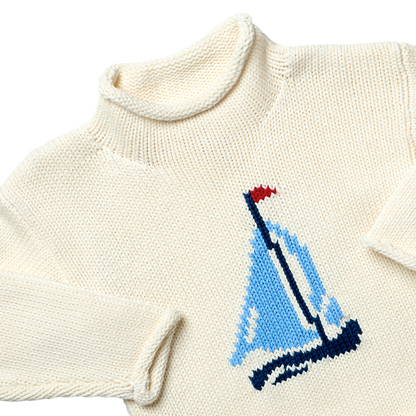 Classic Sweater - Sailboats