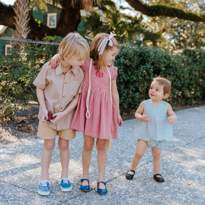Baby Girls Jaipur 2-Piece Set - Light Blue Gingham