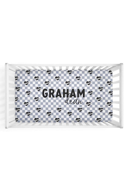 Mama's Boy Personalized Crib Sheet