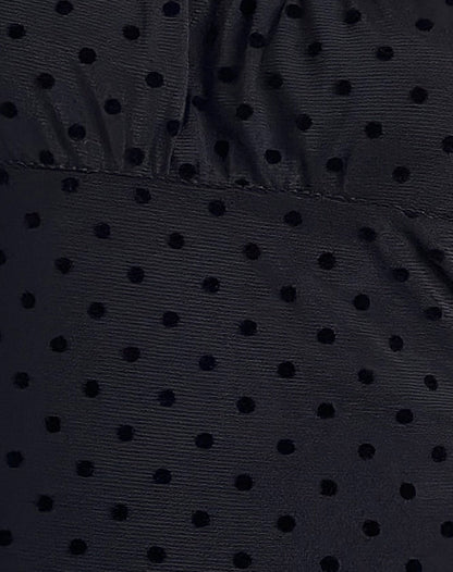 Darsih Maxi Dress in Basic Polka Black Flock