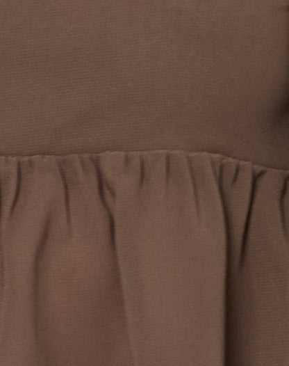 Desir Bandeau Top in Chiffon Coffee
