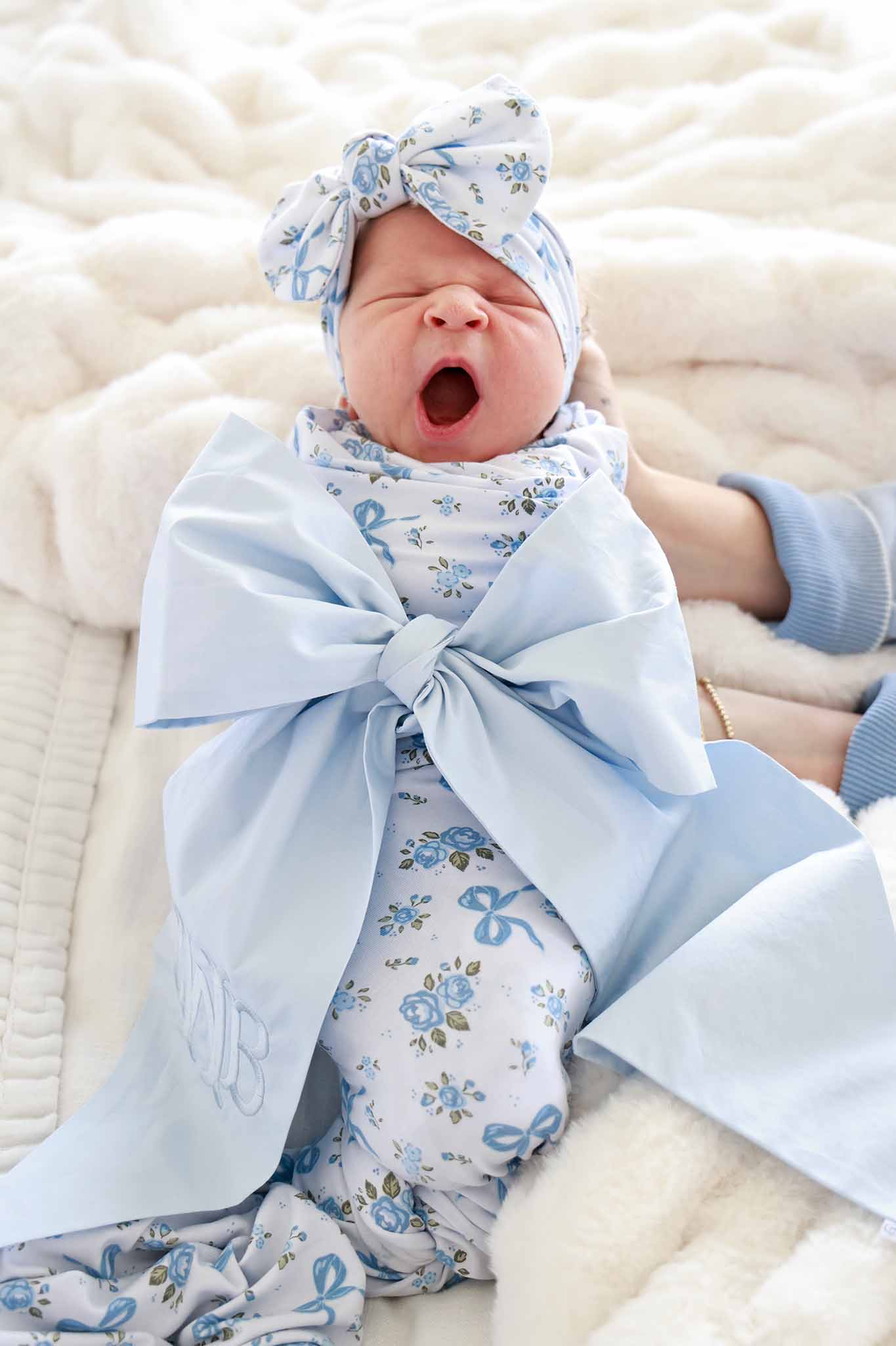 Oversized Swaddle | Tied In Blooms