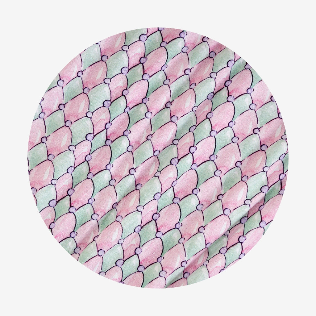 Harlequin Diamonds Luxe Oversized Scrunchie