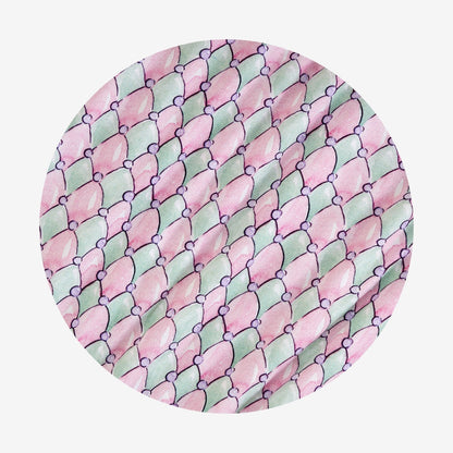 Harlequin Diamonds Luxe Oversized Scrunchie