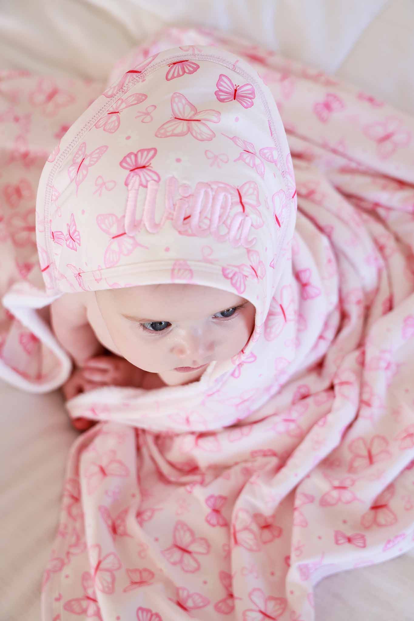 Baby Embroidered Bamboo Hooded Towels