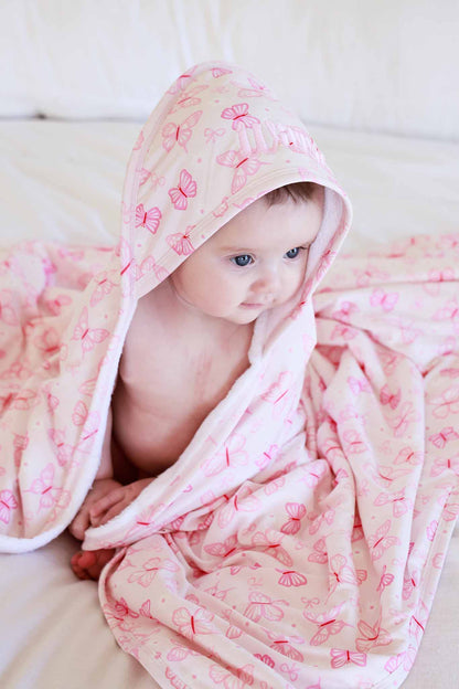 Baby Embroidered Bamboo Hooded Towels