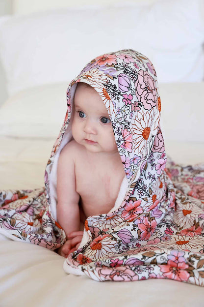 Baby Embroidered Bamboo Hooded Towels